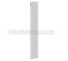 Радиатор стальной трубчатый Kohr Heim SRC01-3180/08H01 вертикальный, 3 трубы, 8 секций, дизайнерский, нижнее универсальное подключение, белый