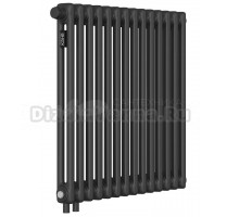 Радиатор стальной трубчатый Kohr Heim SRC01-2057/14H01DB 2 трубы, 14 секций, нижнее универсальное подключение, черный