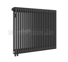 Радиатор стальной трубчатый Kohr Heim SRC01-2057/22H01DB 2 трубы, 22 секции, нижнее универсальное подключение, черный