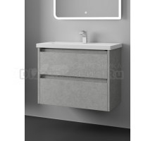 Тумба с раковиной Veneciana Muskat 80 подвесная, светлый камень