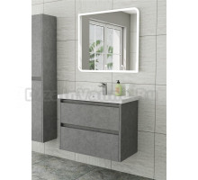 Мебель для ванной комнаты Veneciana Muskat 80 подвесная, темный камень