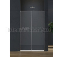 Душевая дверь в нишу Vincea Soft 2 VDS-3SO2140CL 140 см, профиль хром, стекло прозрачное