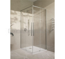 Душевой уголок Vincea Slim-N VSS-4SN8010CLBN 100x80, профиль брашированный никель