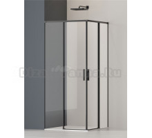 Душевой уголок Vincea Soft 2 VSS-3SO2900CLB 90x90, профиль черный, стекло прозрачное