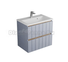 Тумба с раковиной Veneciana Tellaro 70 подвесная, азур