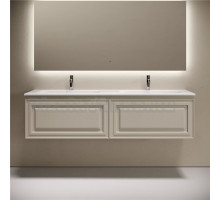 Тумба с раковиной Sancos Very 160 подвесная, beige soft, раковина CN7023