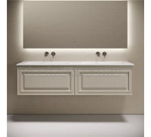 Тумба с раковиной Sancos Very 160 подвесная, beige soft, раковина CN7023wx