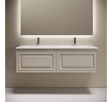 Тумба с раковиной Sancos Very 140 подвесная, beige soft, раковина CN7022