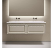 Тумба с раковиной Sancos Very 140 подвесная, beige soft, раковина CN7022wx