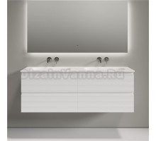 Тумба с раковиной Sancos Folk 140 подвесная, bianco, раковина CN7022wx