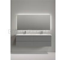 Мебель для ванной комнаты Sancos Folk 160 подвесная, ergraut soft, раковина CN7023