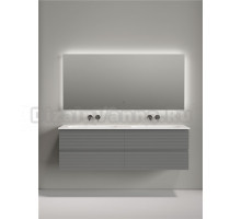 Мебель для ванной комнаты Sancos Folk 160 подвесная, ergraut soft, раковина CN7023wx