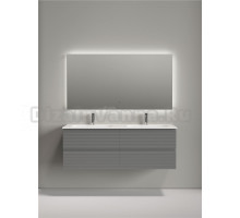 Мебель для ванной комнаты Sancos Folk 140 подвесная, ergraut soft, раковина CN7022