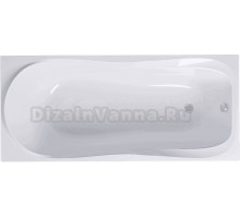 Акриловая ванна Alex Baitler Saima 160x70 см, встраиваемая, белая, с каркасом