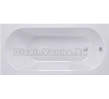 Акриловая ванна Alex Baitler Baikal без опоры 190x80 см, встраиваемая, белая