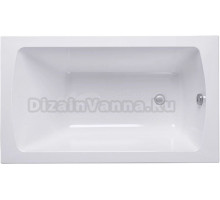 Акриловая ванна Alex Baitler Onega 130x60 см, встраиваемая, белая, с каркасом