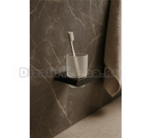 Стакан для ванной комнаты Knotlor SC101BL, черный