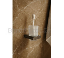 Стакан для ванной комнаты Knotlor SC101GM, оружейная сталь