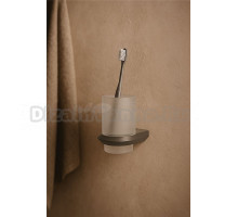 Стакан для ванной комнаты Knotlor SC103GM, оружейная сталь