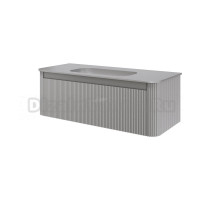 Тумба под раковину без столешницы Armadi Art Voi 120 подвесная, рифленая, luna