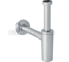 Сифон для раковины Geberit 32 мм, бутылочный, хром