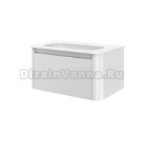 Тумба с раковиной Armadi Art Voi 80 подвесная, matt white