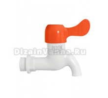 Кран Istoklife 0402.324 белый, оранжевый