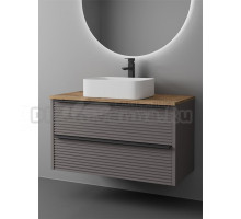 Тумба с раковиной Veneciana Torno 105 подвесная, матовый капучино