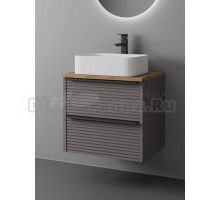 Тумба с раковиной Veneciana Torno 65 подвесная, матовый капучино