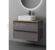 Тумба с раковиной Veneciana Torno 85 подвесная, матовый капучино