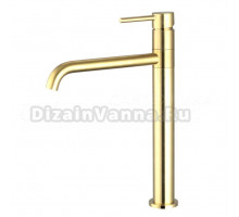 Смеситель для раковины Caprigo Don 53-524-brg матовое золото