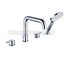 Смеситель на борт ванны Caprigo Don 53-410-CRM хром