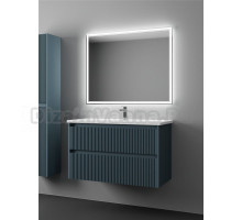 Мебель для ванной комнаты Veneciana Alterno 100 подвесная, матовая серая