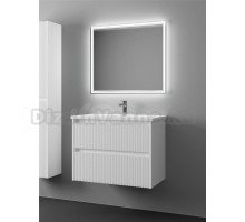 Мебель для ванной комнаты Veneciana Alterno 80 подвесная, матовая белая