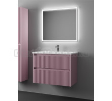 Мебель для ванной комнаты Veneciana Alterno 80 подвесная, матовая пудровая