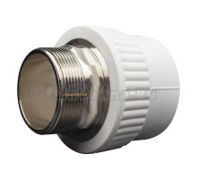 Муфта СТМ CPSM4014 PP-R DN 40х1-1/4" НР под ключ, комбинированная