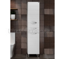 Шкаф-пенал для ванной СаНта Родос 40 с бельевой корзиной