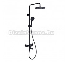 Душевая стойка Caprigo Don 53-310-NER матовый черный