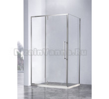 Душевой уголок Vincea Slim-N VSR-4SNP1010CL 100х100, профиль хром, стекло прозрачное