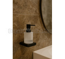 Дозатор для жидкого мыла Knotlor LD101BL настенный, черный