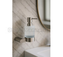 Дозатор для жидкого мыла Knotlor LD102BS настенный, серый