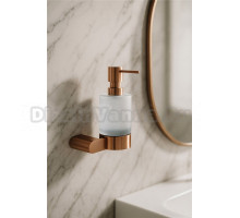 Дозатор для жидкого мыла Knotlor LD102RB настенный, бронза