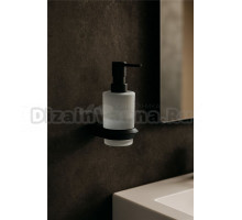 Дозатор для жидкого мыла Knotlor LD103BL настенный, черный