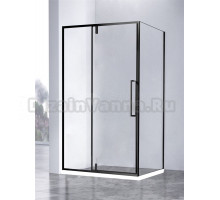 Душевой уголок Vincea Slim-N VSR-4SNP1012CLB 120х100, профиль черный, стекло прозрачное