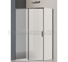 Душевой уголок Vincea Soft 2 VSR-3SO28013CLB 130х80 см, профиль черный, стекло прозрачное