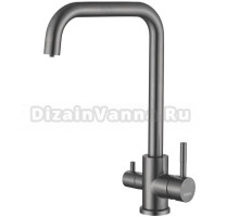 Смеситель для кухни Haiba HB43829-3 оружейная сталь