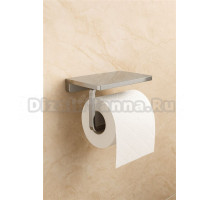 Держатель для туалетной бумаги с полочкой Knotlor PH101C, хром