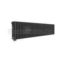 Радиатор стальной трубчатый Kohr Heim SRC01-3030/32H01DB 3 трубы, 32 секции, нижнее универсальное подключение, черный