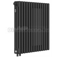 Радиатор стальной трубчатый Kohr Heim SRC01-3057/14H01DB 3 трубы, 14 секций, нижнее универсальное подключение, черный