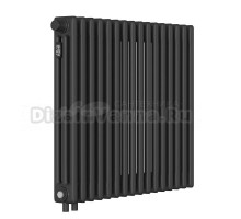 Радиатор стальной трубчатый Kohr Heim SRC01-3057/16H01DB 3 трубы, 16 секций, нижнее универсальное подключение, черный